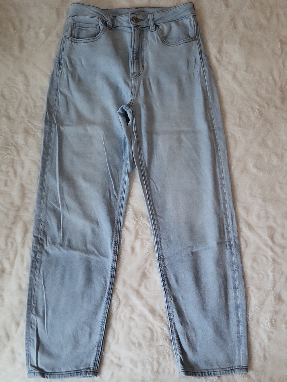 American Eagle Outfitters 1977 Light Blue Straight Leg Jeans